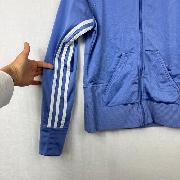 Adidas‎ '06 Full Zip Track Jacket Womens M Y2K 00s Retro Classic Athletic Gym - Picture 4 of 16